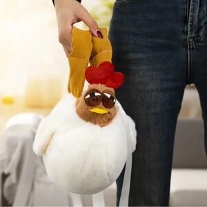 NEW UGLY Chicken Purse - Very Cute!